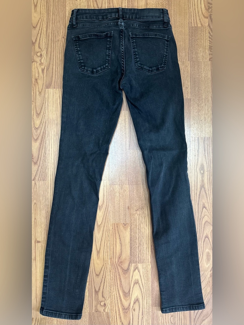 ❤️ Calvin Klein 2/32 Ultimate Skinny Women's Black Jeans Pants Casual (B11) - Picture 3 of 3